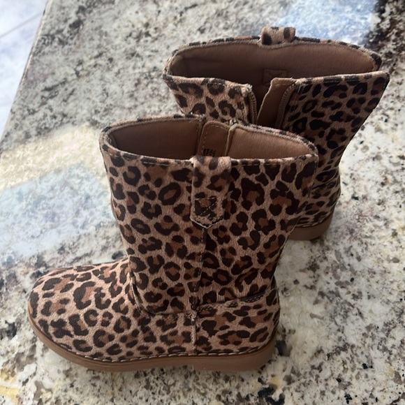 NordstromToddler Cheetah print 10M zip boots - brand new Nordstrom - Picture 3 of 12